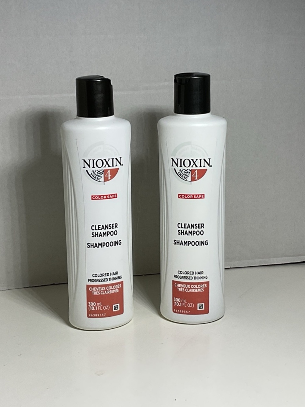2 Nioxin System 4 Cleanser Shampoo for Colored Hair Progressed Thinning 10.1oz